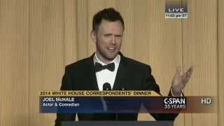 Joel McHale remarks at 2014 White House Correspondents Dinner CSPAN [upl. by Efren840]