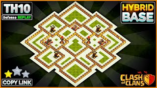 NEW STRONGEST Town Hall 10 TH10 TROPHY FARMING BASE With CopyLink 2022  Clash Of Clans 805 [upl. by Yerag671]