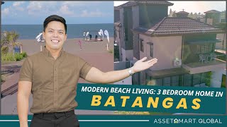 HOUSE TOUR Your Beachfront Home in Batangas ₱12500000 [upl. by Lauhsoj]