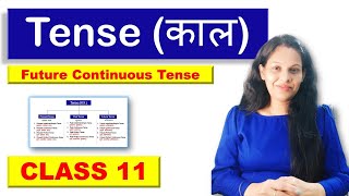 Future Continuous Tense Tenses in English Grammar With Examples Class 11 [upl. by Ennaitsirhc]