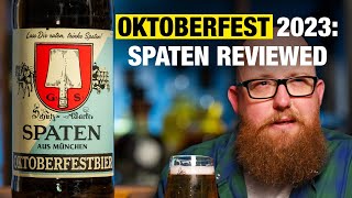 Spaten Oktoberfestbier 2023 Oktoberfest German Beer Review [upl. by Abernon]