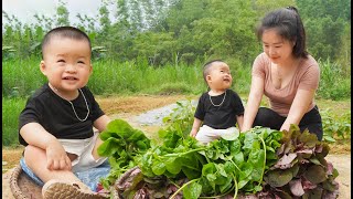 130 Days Daily Life of Single Mother Grandmother came to visit the mother and child [upl. by Steinman]