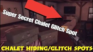 NEW CHALET Invisibility Glitch  More Overpowered Hiding Spots [upl. by Ahseyi]