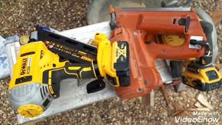 DeWalt DCN692 first fix gun framing nailer first use and review [upl. by Pardoes]