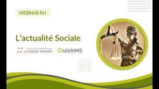 Actualité sociale du 17 septembre 2024  QuickMS X Capstan [upl. by Johnsten]