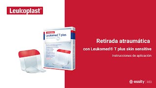 Leukoplast  Retirada atraumática con Leukomed T plus skin sensitive [upl. by Morgen234]