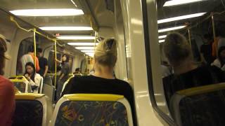 Metro Trains Melbourne  Onboard Flinders Street to South Yarra [upl. by Bonne]