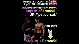 ✅ Perfect cognates ENGLISH  SPANISH Part 58 howtopronounce [upl. by Now243]