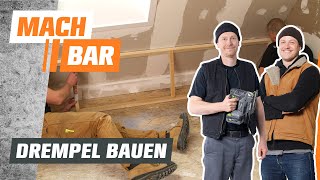 Drempel bauen Trockenbau im Dachgeschoss  OBI [upl. by Atiram866]