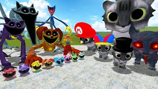 POPPY PLAYTIME CHAPTER 3 CHARACTERS VS CHIPI CHIPI CHAPA CHAPA FAMILY in Garrys Mod [upl. by Kamin507]