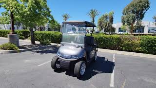 2023 EZGO Freedom RXV Elite Charcoal Metallic [upl. by Ahsemed]