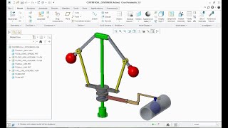 WATT CENTRIFUGAL GOVERNOR WITH FUEL LINE [upl. by Anahpets]