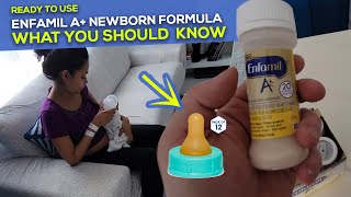 How To Use Enfamil A Ready to Use Infant Formula  Enfamil Formula Review [upl. by Mafala]