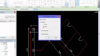 REVIT ACOTAMIENTO ALINEADO MUROS EN DIAGONAL [upl. by Harhay227]