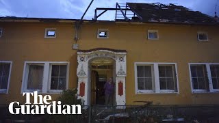 Tornado hits southeast Czech Republic razing houses and injuring dozens [upl. by Aserej]