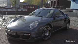 Porsche 9971 Turbo with Akrapovic Exhaust and tuning 565 HP [upl. by Fee]