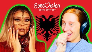 ENGLISH GIRL REACTS TO ALBANIAS SONG FOR EUROVISION 2022  RONELA HAJATI  SEKRET [upl. by Eire642]