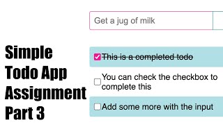 Todo App bootcamp assignment  SQLitePart 3 [upl. by Bobbi]