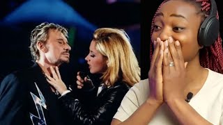 Johnny Hallyday et Lara Fabian  requiem pour un fou reaction video [upl. by Bradney]