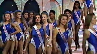 Miss France 1993  Défilé des 43 en Maillot de Bain [upl. by Ananna]