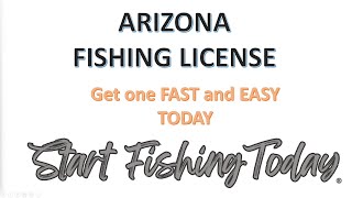 Arizona FISHING license Get it FAST and EASY online [upl. by Kass]