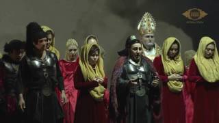 ¨Attila  Atto I finale¨ G Verdi  Tumanyan Gabdullina Mussabayev Astana opera 2016  HD [upl. by Hazlett]