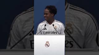 Real Madrid unveil Endrick at Santiago Bernabéu [upl. by Qerat]