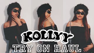 Y2K clothing haul  KOLLYY try on haul [upl. by Diarmuid]