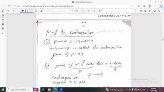 9 indirect proof Discrete mathematics [upl. by Eldin652]