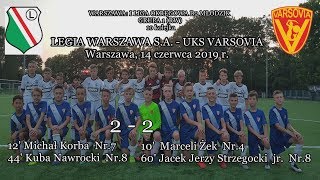 LEGIA WARSZAWA SA  UKS VARSOVIA 2  2 [upl. by Garland]