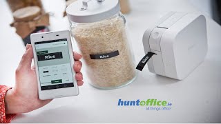 Brother PTP300BT Label Printer  P Touch Cube  In The Kitchen  HuntOffice™ [upl. by Eilak]