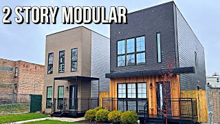 So much Space Inside Look at 2 Story PREFAB HOMES as an Affordable Option in America [upl. by Akihdar159]