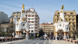 Walking in DonostiaSan Sebastian Spain [upl. by Guendolen]