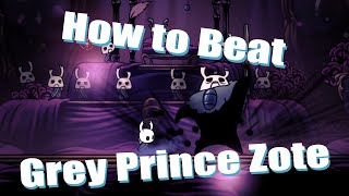 How to Beat Grey Prince Zote  Hollow Knight shorts [upl. by Trev]