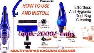 MC DL301A145 panasonic multiple vacuum cleaner how to instoll how to use vacuum cleaner [upl. by Wendel226]