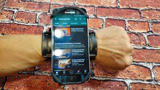 Wristband Phone Holder  More Useful Than You Think [upl. by Nadbus]