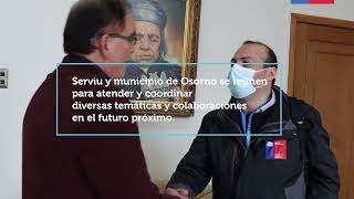 Serviu Los Lagos y Alcalde de Osorno sostienen reunión colaborativa [upl. by Dewayne210]