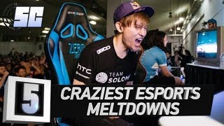 5 Craziest Meltdowns in eSports History  LoL eSports [upl. by Soilissav749]