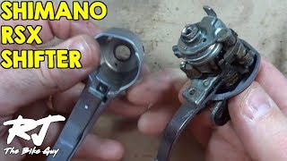 How To DisassembleReassemble Shimano RSX STI ShiftersBrifters Right Shifter [upl. by Ened333]