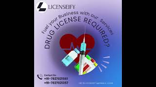 Apply for Drug License with licenseify [upl. by Mannuela]