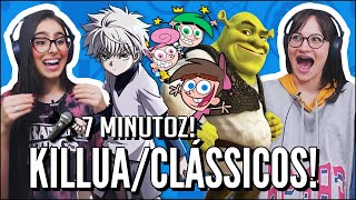 RAP DO KILLUA RAP DO ICHIGO E TRIBUTO AOS CLÁSSICOS  7 MINUTOZ JOVENS REAGEM [upl. by Aleik]