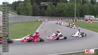 DKM2019 Deutsche KartMeisterschaft Wackersdorf DSKM Rennen 2 [upl. by Helbonnas]