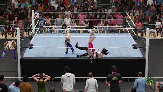 WWE 2K Stardom 8 Women Battle Royal [upl. by Eniamsaj852]