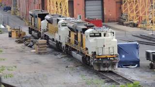 Norfolk Southern Juniata Locomotive Shops In Altoona PA 82717 [upl. by Gnahk]