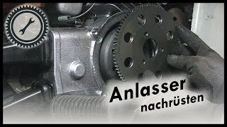 Anlasser nachrüsten  S51SR50 Tutorial [upl. by Ennywg788]