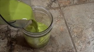 HOW TO make super bright green juice in the juicer kids will love  ORANGES APPLES and SPINACH [upl. by Senecal]