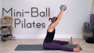 MiniBall Pilates Workout  Routine for Posture [upl. by Dnomasor]