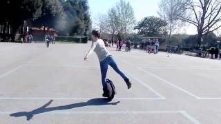 WOW Electric unicycle tricks [upl. by Nnyleve]