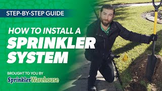 Sprinkler System Install  Overview [upl. by Lerad440]