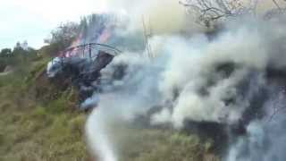 RFS  Grass Fire at Glen Alpine near Campbelltown [upl. by Odlanor]